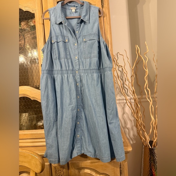 Ava & Viv Dresses & Skirts - Ava & Viv Light Blue Denim Top